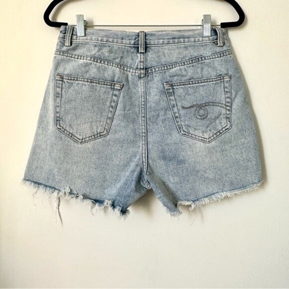 Alexander Wang Asymmetric Jean Shorts - Picture 2 of 4